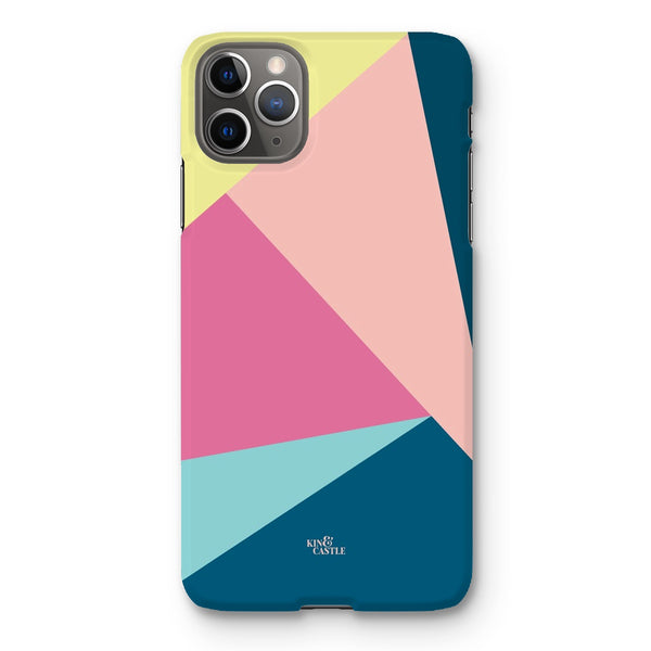 Pastel Triangles Snap Phone Case