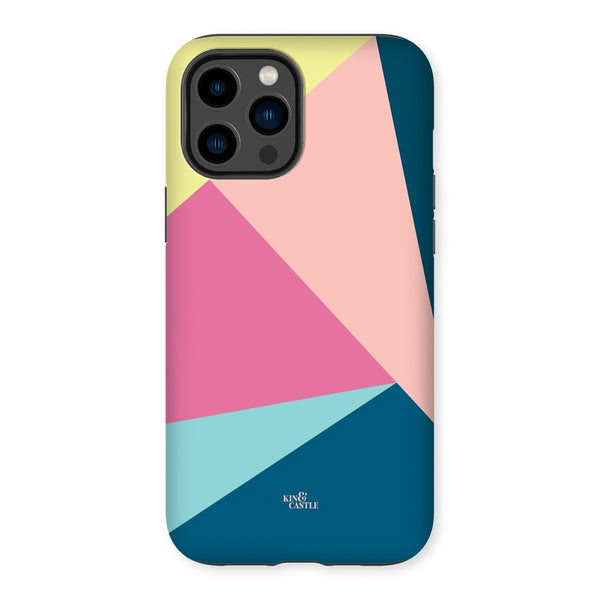Pastel Triangles Tough Phone Case