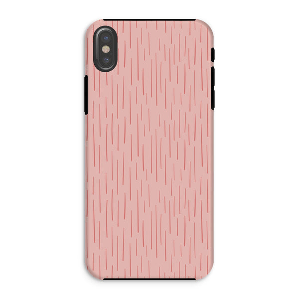 Rose Pink Dash Tough Phone Case