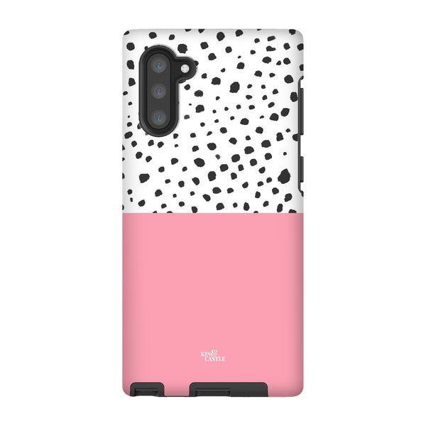 Pink & Graphite Animal Spots Tough Phone Case