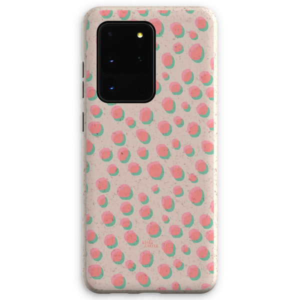Coral & Mint Pastel Dots Eco Phone Case