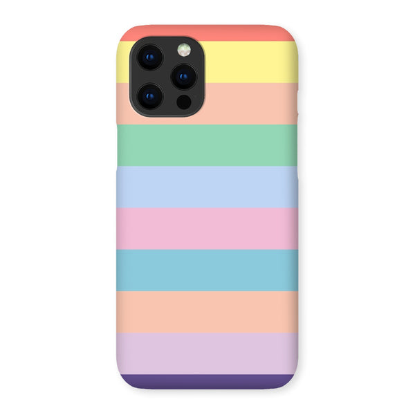 Pastel Stripe Snap Phone Case