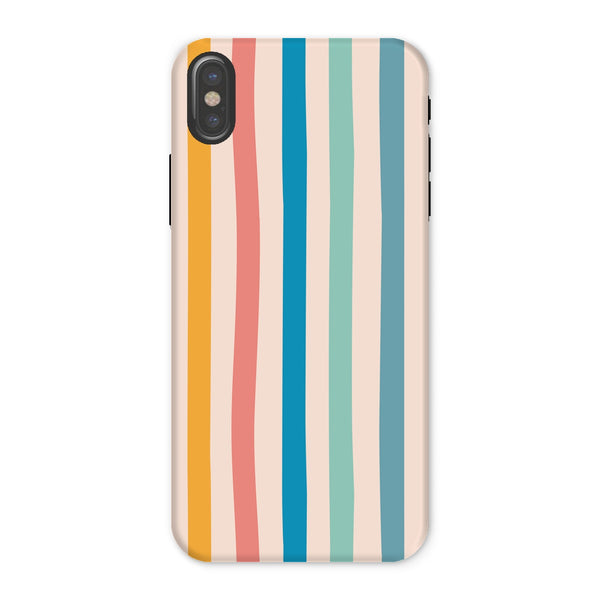 Earth Tones Stripe Tough Phone Case