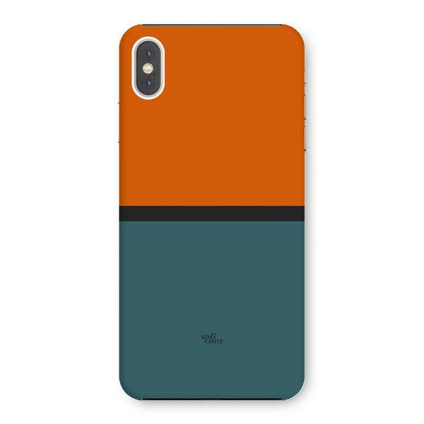 Rust & Teal Duo Snap Phone Case