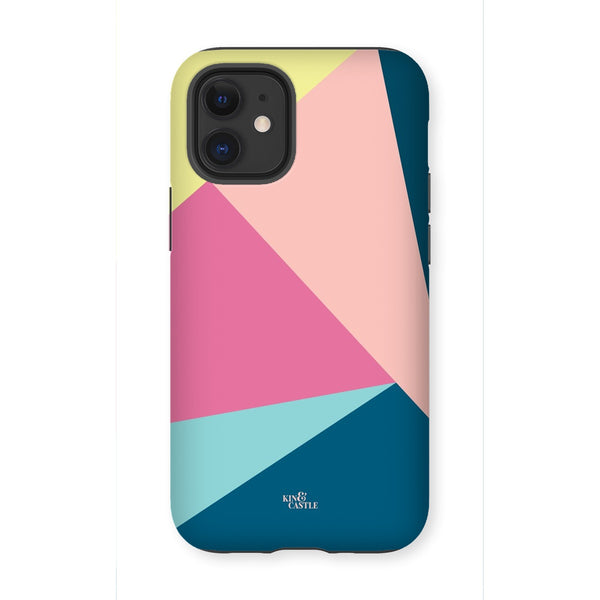 Pastel Triangles Tough Phone Case