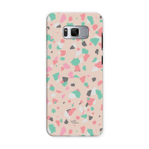 Coral, Pink & Mint Terrazzo Tough Phone Case