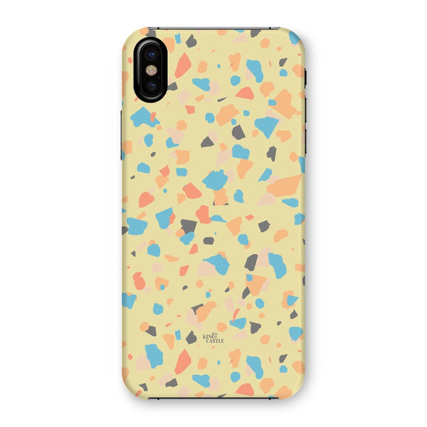 Yellow, Peach & Blue Terrazzo Snap Phone Case