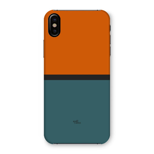Rust & Teal Duo Snap Phone Case