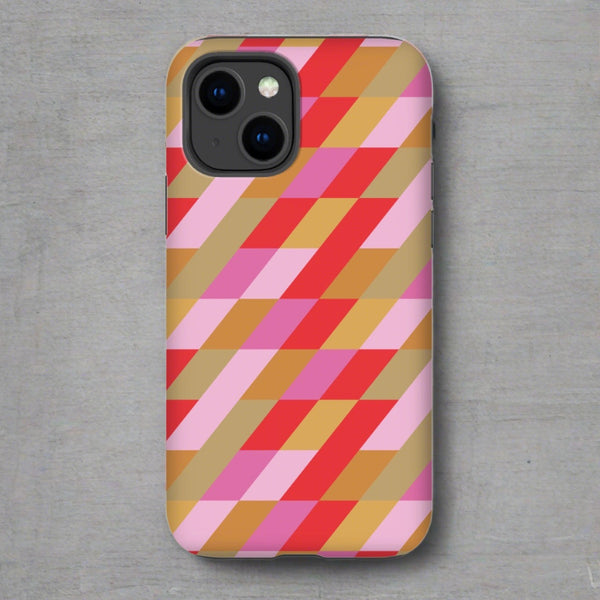 Pink & Red Diamond Tough Phone Case