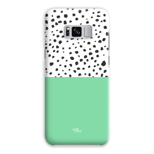 Mint & Graphite Animal Spots Snap Phone Case
