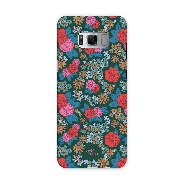 Pink & Red Garden Tough Phone Case