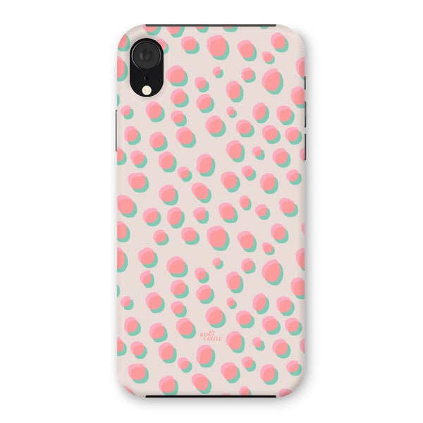 Coral & Mint Pastel Dots Snap Phone Case