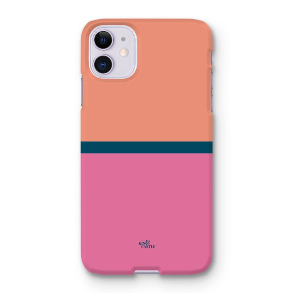Peach & Pink Duo Snap Phone Case