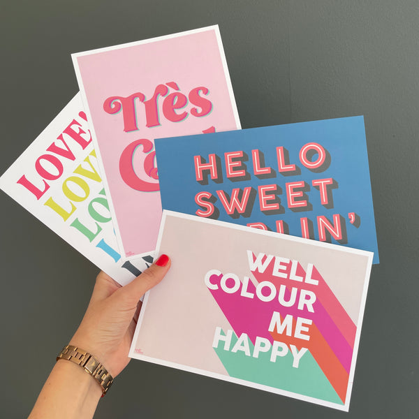 Art Prints Set - Fresh Pink Edit