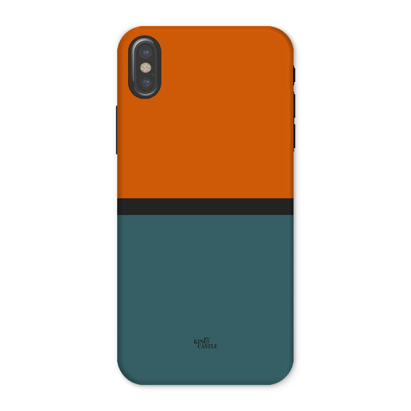 Rust & Teal Duo Tough Phone Case