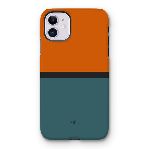Rust & Teal Duo Tough Phone Case