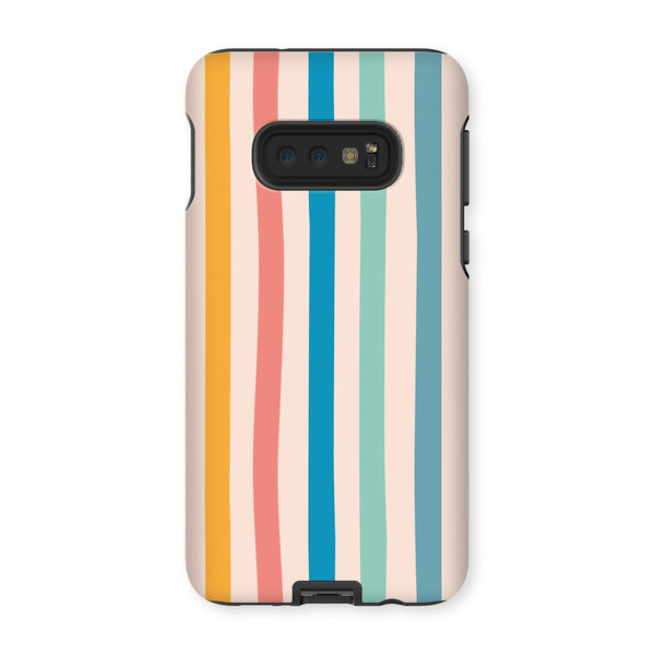 Earth Tones Stripe Tough Phone Case
