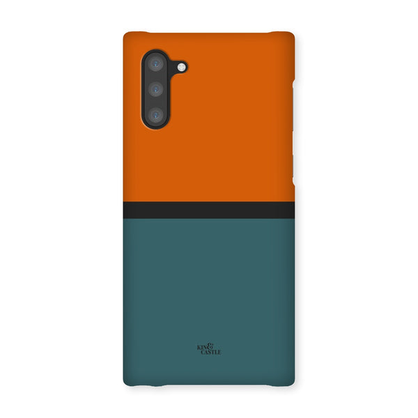 Rust & Teal Duo Snap Phone Case