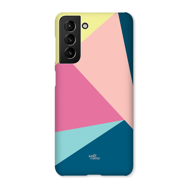Pastel Triangles Snap Phone Case