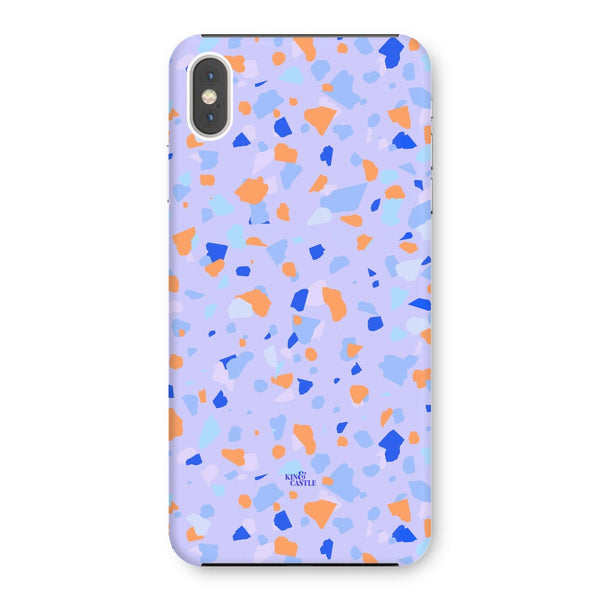 Blue & Orange Terrazzo Snap Phone Case