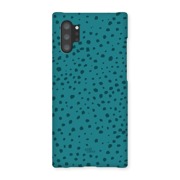 Teal Animal Spots Snap Phone Case