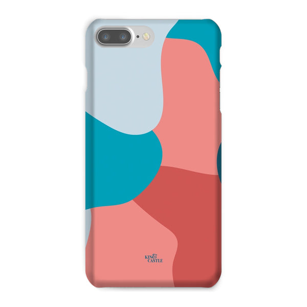 Blue, Red & Pink Abstract Snap Phone Case