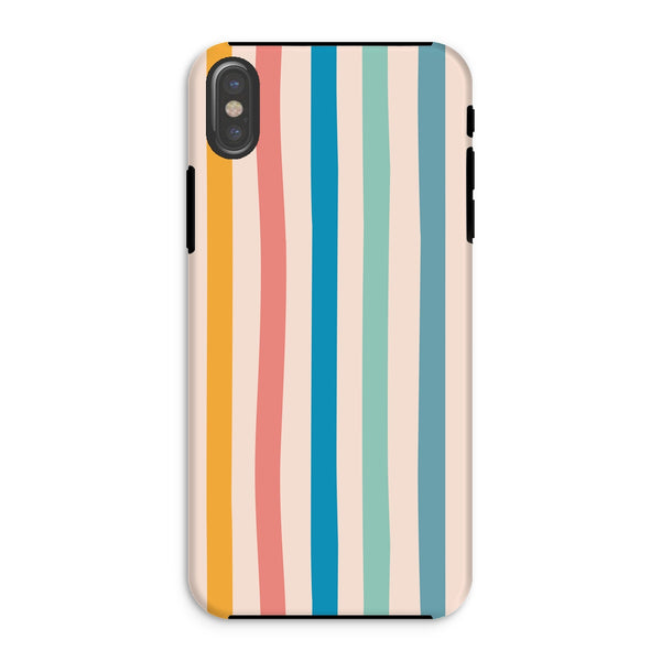 Earth Tones Stripe Tough Phone Case