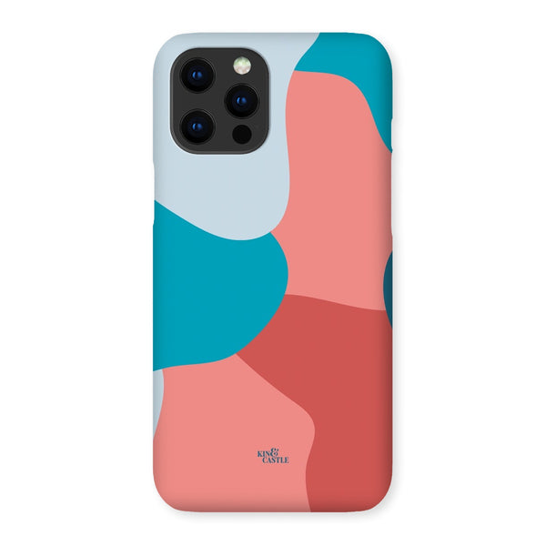 Blue, Red & Pink Abstract Snap Phone Case