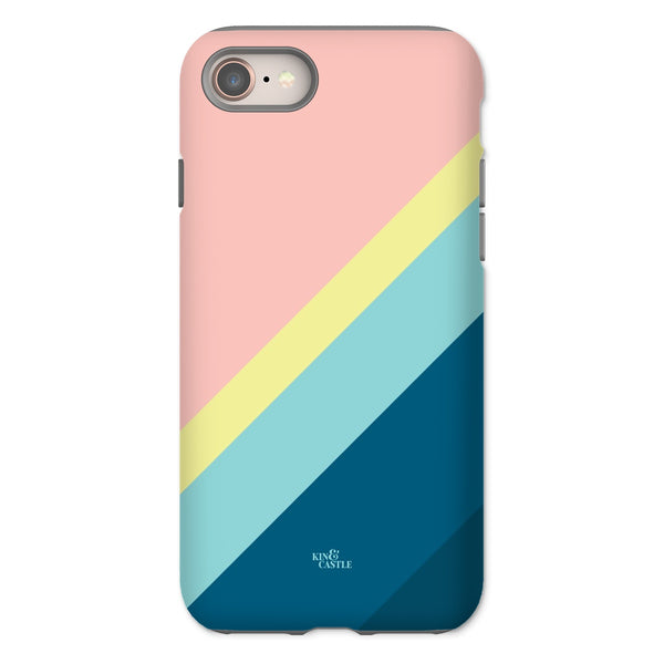 Pastels Geometric Stripe Tough Phone Case