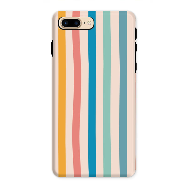 Earth Tones Stripe Tough Phone Case