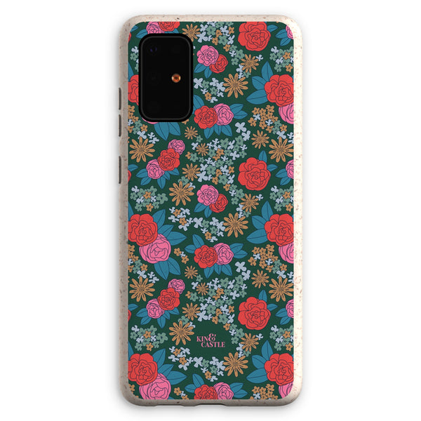 Pink & Red Garden Eco Phone Case