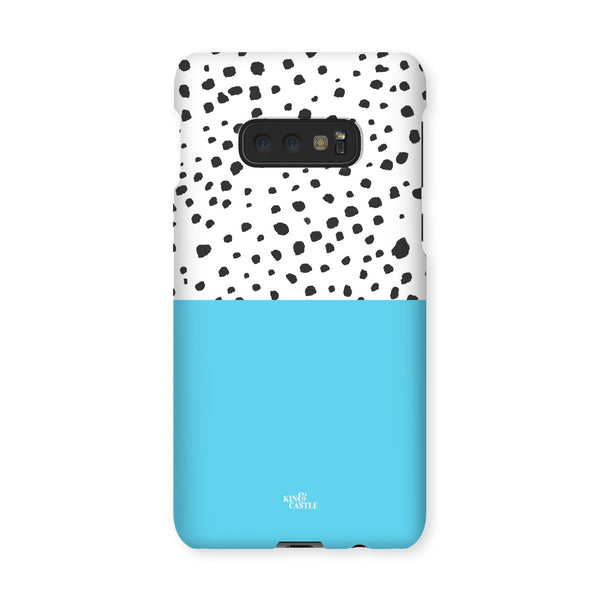 Blue & Graphite Animal Spots Snap Phone Case