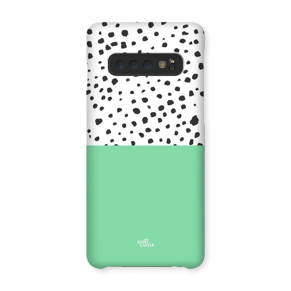 Mint & Graphite Animal Spots Snap Phone Case