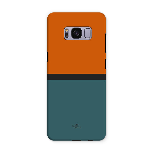 Rust & Teal Duo Tough Phone Case