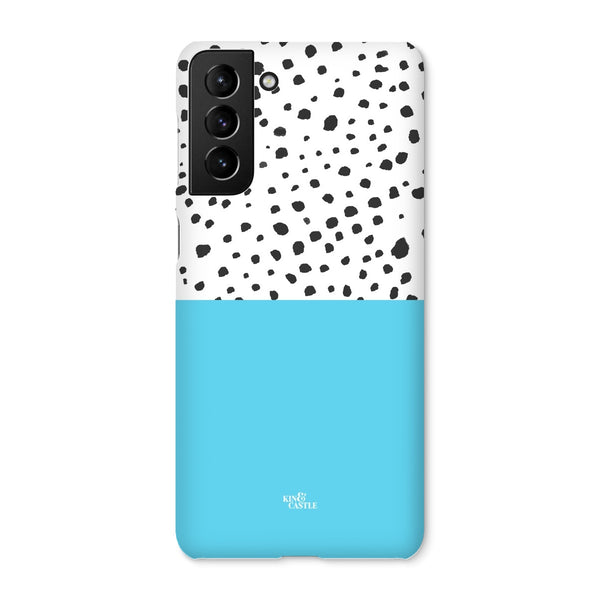 Blue & Graphite Animal Spots Snap Phone Case
