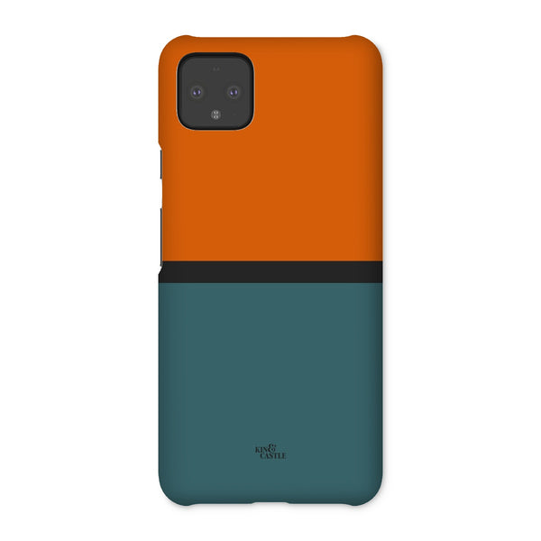 Rust & Teal Duo Snap Phone Case
