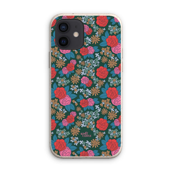 Pink & Red Garden Eco Phone Case