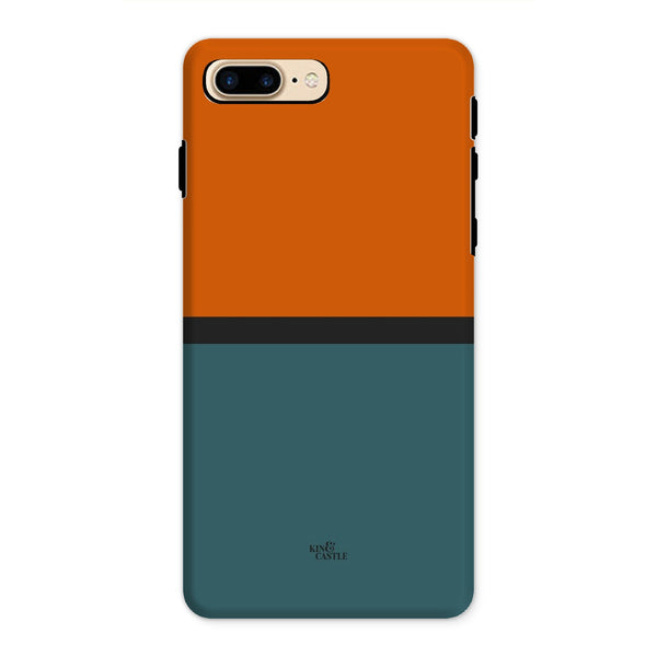 Rust & Teal Duo Tough Phone Case