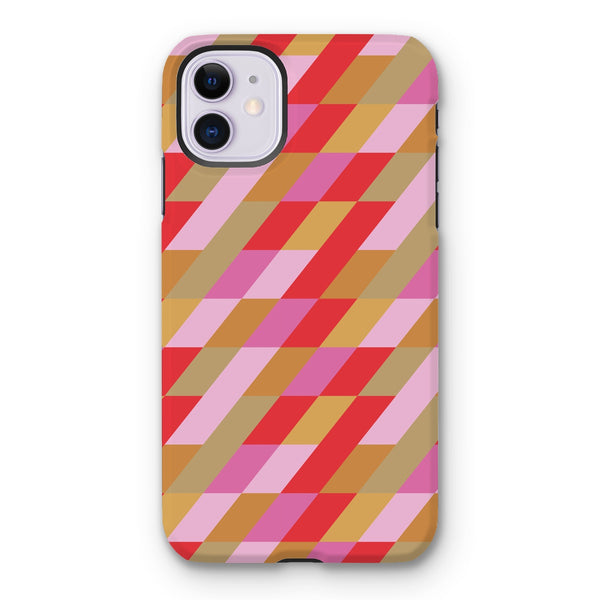 Pink & Red Diamond Tough Phone Case