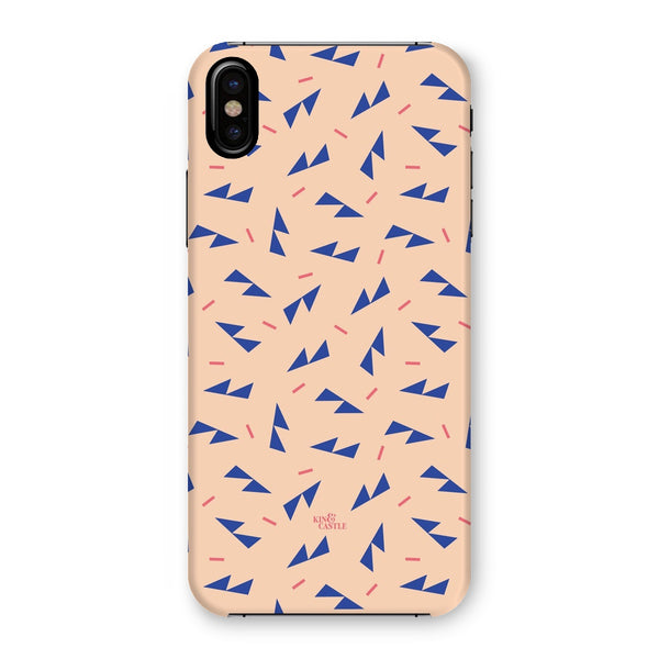 Blue Ditzy Triangles Snap Phone Case