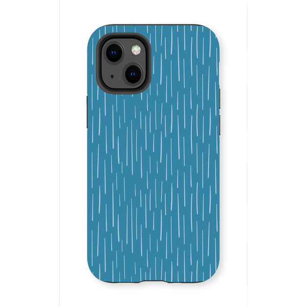 Blue Dash Tough Phone Case