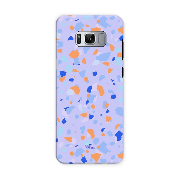 Blue & Orange Terrazzo Tough Phone Case