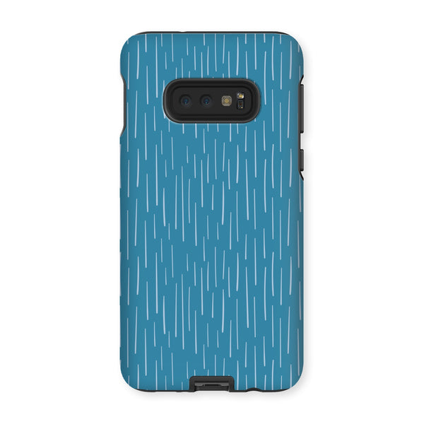 Blue Dash Tough Phone Case