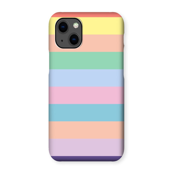 Pastel Stripe Snap Phone Case