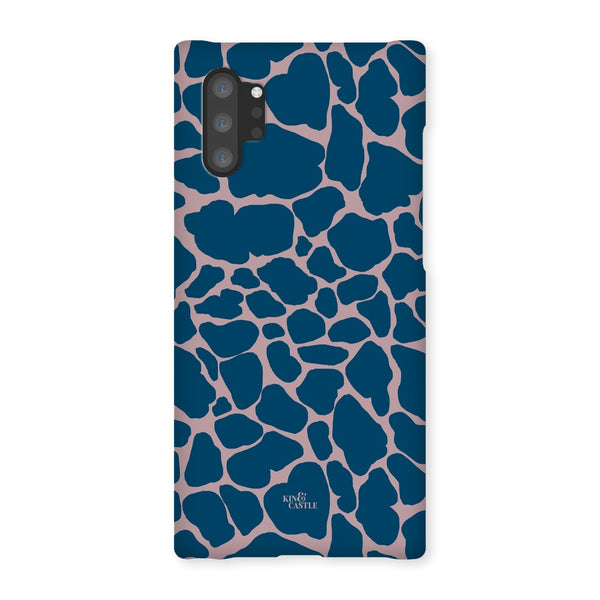 Pink & Blue Giraffe Print Snap Phone Case