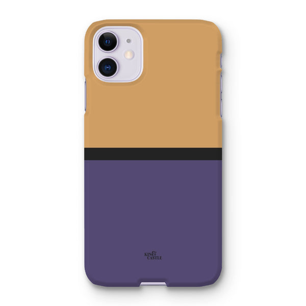 Sand & Purple Duo Snap Phone Case