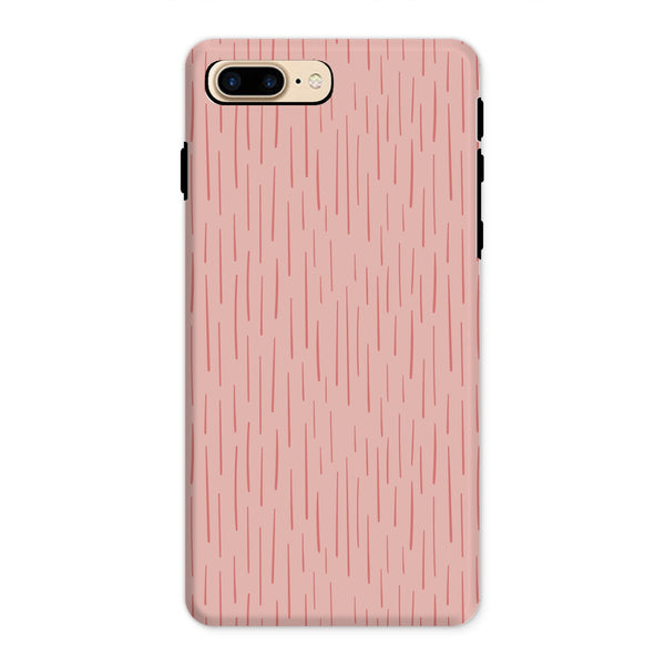 Rose Pink Dash Tough Phone Case
