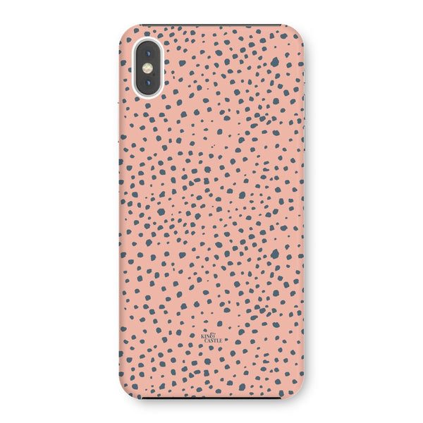 Pink & Grey Animal Spots Snap Phone Case