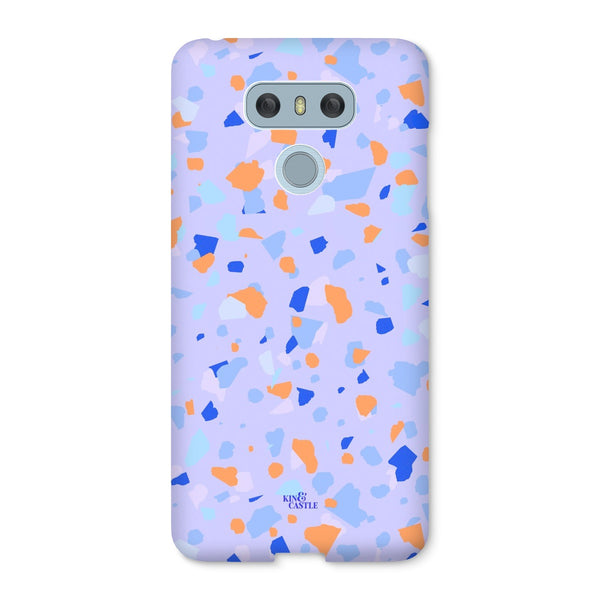 Blue & Orange Terrazzo Snap Phone Case