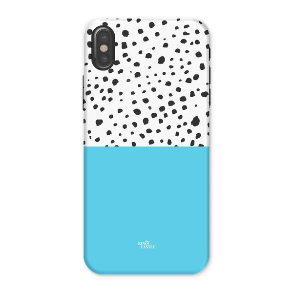 Blue & Graphite Animal Spots Tough Phone Case